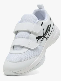 Børn Puma Varion II V Jr Træningssko, White/Black