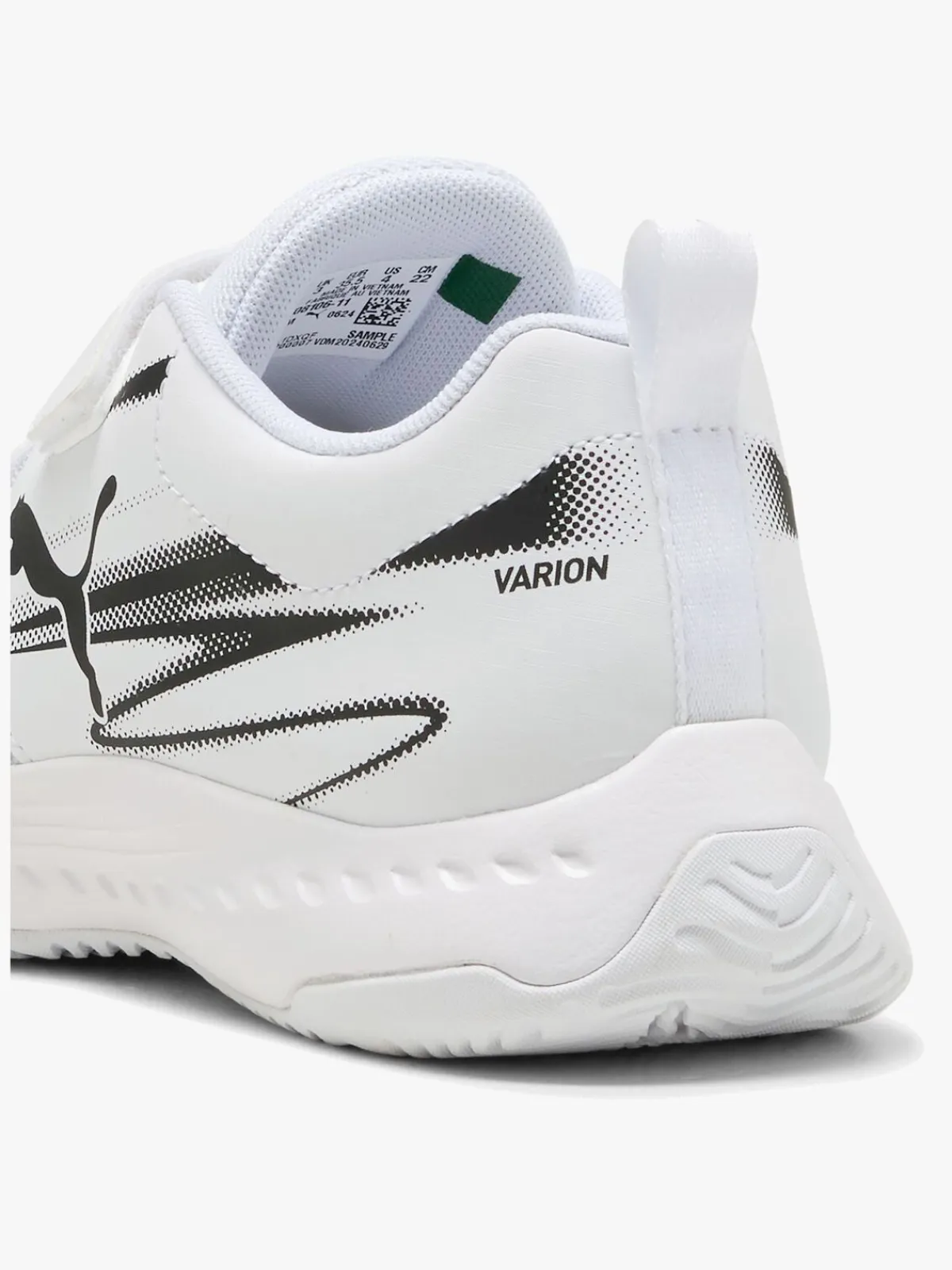Børn Puma Varion II V Jr Træningssko, White/Black