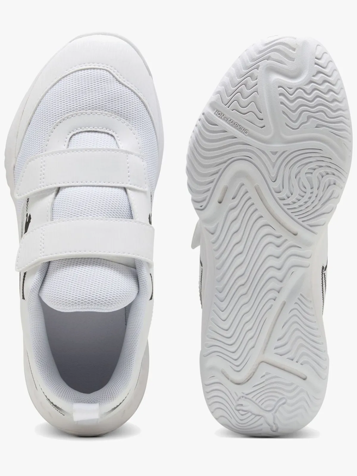 Børn Puma Varion II V Jr Træningssko, White/Black