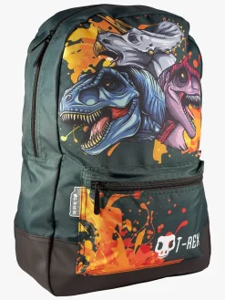 Børn PureDenmark Pure Denmark Dino T-Rex Rygsæk 16L, Grøn