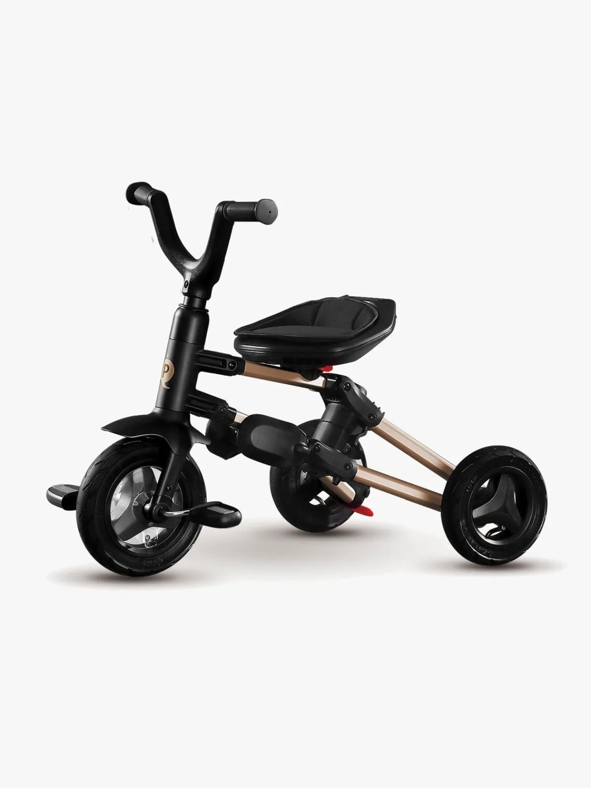 Qplay Cykler-Nova Golden 6-i-1 Sammenklappelig Trehjulet Cykel, Sort
