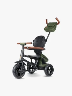 Qplay Rito Delux 6-i-1 Sammenklappelig Trehjulet Cykel, Olivengrøn