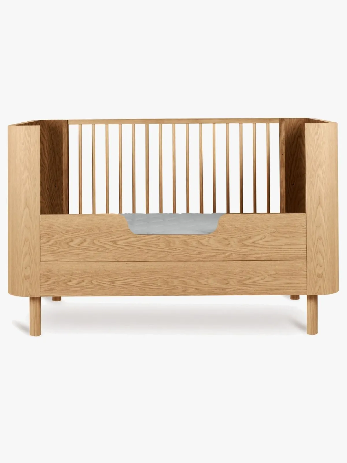 Børn Quax Børnesenge & Tilbehør-Yume Tremmeseng 70x140, Natural Ash