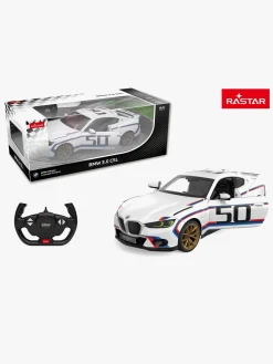 Fjernstyret|Rastar BMW 3.0 CSL Fjernstyret Bil 1:14, Hvid