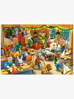 Spil & Puslespil|Ravensburger Christmas Toy Factory Puslespil 2x12 Brikker