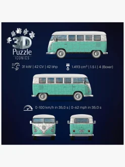 Spil & Puslespil|Ravensburger Iconics 3D-puslespil Volkswagen T1 185 Brikker