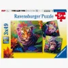 Ravensburger Spil & Puslespil-Jungle Babies Puslespil 3x49 Brikker