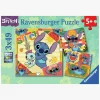 Ravensburger Lilo & Stitch Puslespil 3x49 Brikker