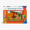 Ravensburger Spil & Puslespil-Løvernes Konge Puslespil 2x24 Brikker