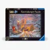 Spil & Puslespil|Ravensburger Magical Christmas Starline Puslespil 500 Brikker