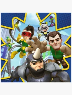 Spil & Puslespil|Ravensburger Marvel Spidey and His Amazing Friends Puslespil 3x49 Brikker