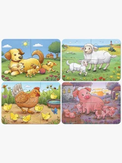 Ravensburger Spil & Puslespil-My First Puzzles Puslespil Bondegårdsdyr 4-i-1