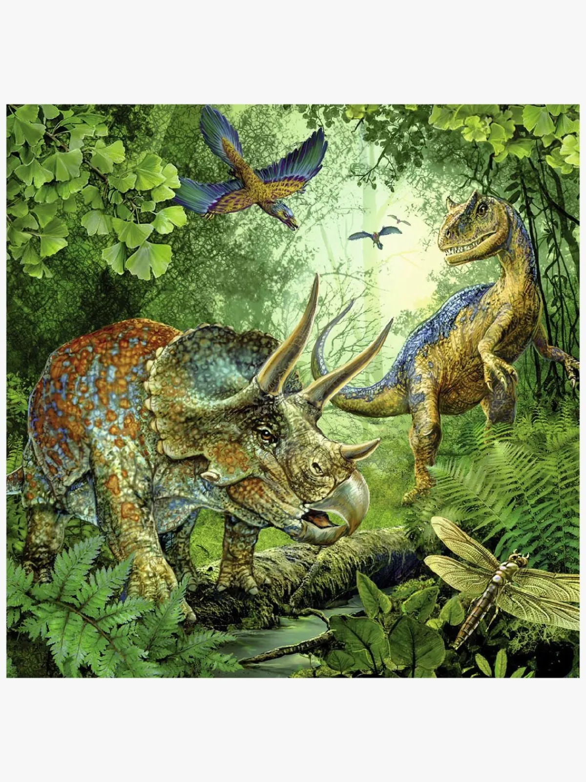 Ravensburger Spil & Puslespil-Puslespil Dinosaurer 3x49 Brikker