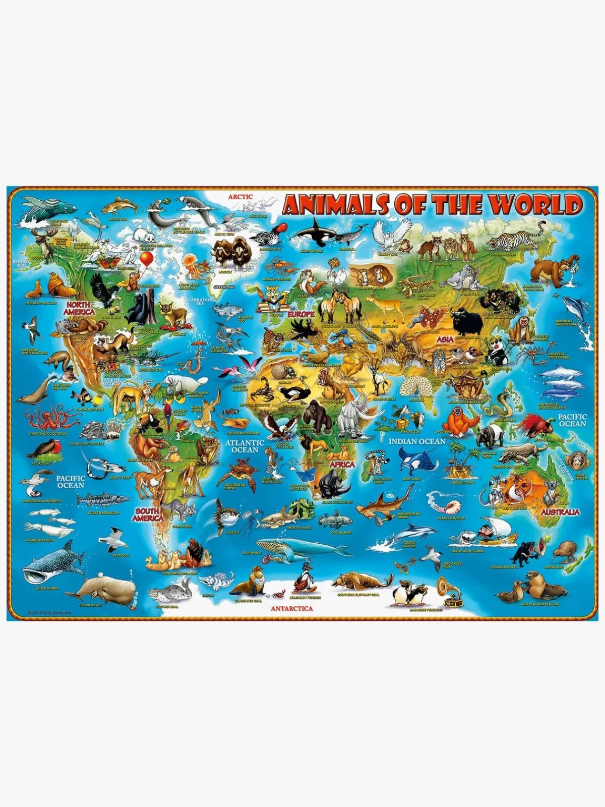 Spil & Puslespil|Ravensburger Puslespil Dyrenes Verden 300 Brikker