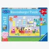 Spil & Puslespil|Ravensburger Puslespil, Gurli Gris 2x12 Brikker