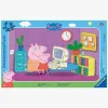 Ravensburger Spil & Puslespil-Puslespil Gurli Gris Foran Computeren, 15 Brikker