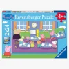 Ravensburger Spil & Puslespil-Puslespil Gurli Gris, 2X24 Brikker