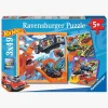 Ravensburger Spil & Puslespil-Puslespil Hot Wheels 3x49 Brikker
