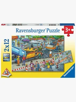 Ravensburger Puslespil Road Construction Site 2x12 Brikker