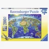 Ravensburger Spil & Puslespil-Puslespil Verdens Landmærker 200 Brikker