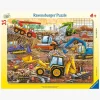 Børn Ravensburger Rammepuslespil Byggeplads 35 Brikker