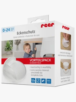 Reer Sikkerhed-Hjørnebeskyttere 3-pak, Hvid