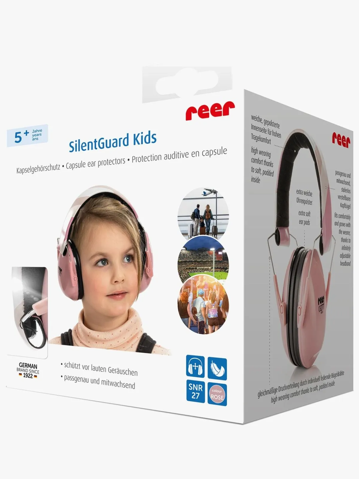 Reer Sikkerhed-SilentGuard Børn Høreværn, Pink