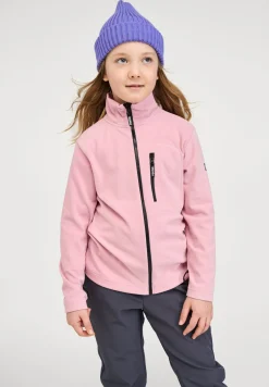 Børn Reima Fleecetøj-Iisisti Fleecetrøje, Grey Pink