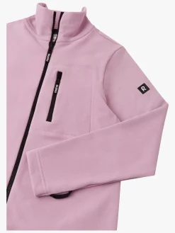 Børn Reima Fleecetøj-Iisisti Fleecetrøje, Grey Pink