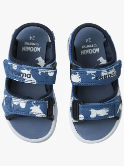 Børn Reima Mumitroldene Bungee Sandaler, Blue Ocean