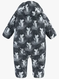 Børn Reima Mumitroldene Knytte Babyflyverdragt, Sort