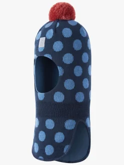 Børn Reima Polkka Elefanthue Uldblanding, Blue Ocean