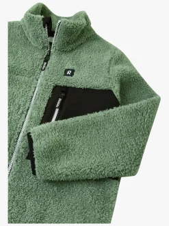 Børn Reima Fleecetøj-Turilas Fleecetrøje, Green Clay