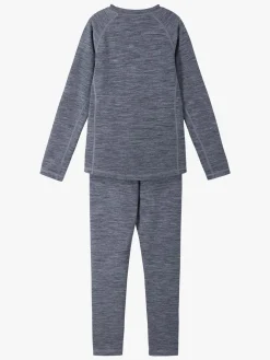 Børn Reima Villoista Skiundertøj, Grey Melange