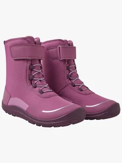 Barfodssko|Reima tec Barefoot Jr Talvella Vinterstøvler, Red Violet Lilla