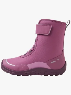 Barfodssko|Reima tec Barefoot Jr Talvella Vinterstøvler, Red Violet Lilla