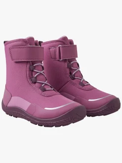 Børn Reima tec Barefoot Talvella Vinterstøvler, Red Violet