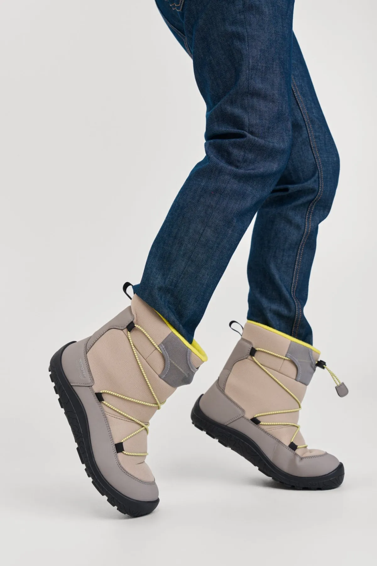 Børn Reima Støvler & Vinterstøvler-tec Ensilumi Barefoot Jr Vinterstøvler, Earthy