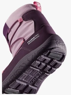 Børn Reima tec Ensilumi Barefoot Vinterstøvler, Deep Purple