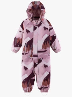 Flyverdragter|Overtøj|Reima tec Puhuri Flyverdragt, Grey Pink Lyserød