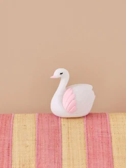 Børn Rice Swan LED Lampe, Hvid/Grøn