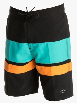Børn RipCurl Rip Curl Revolution S/E Boardshorts 17 tum, Black