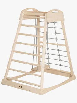 Børn Roba Montessori Indendørs Legetårn med Gynge, Natural/Grey