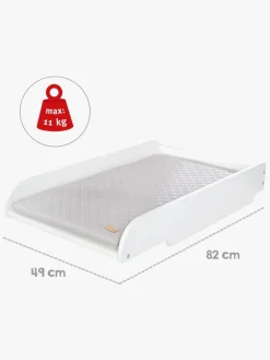 Roba Puslebord inkl. Style Puslepude, White/Grey