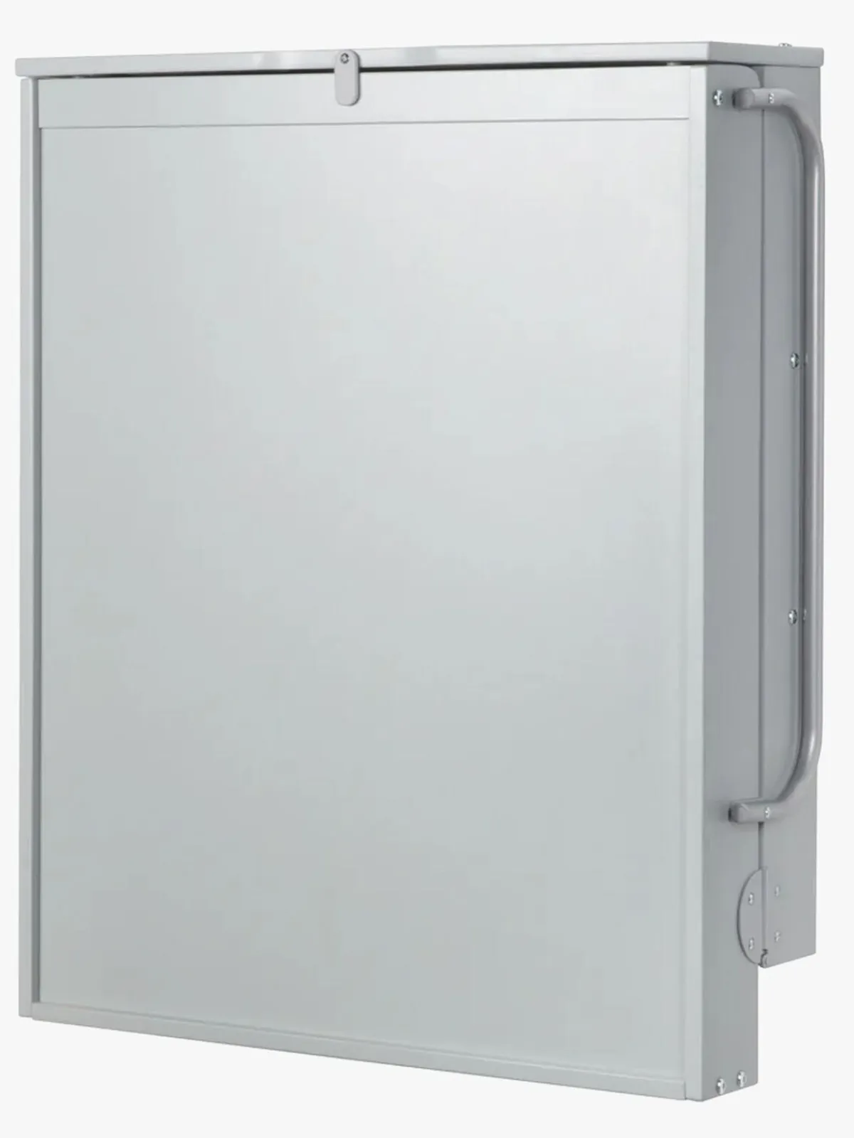 Roba Pusleborde-Væghængt Puslebord & Puslepude, Taupe Lacquered/Silver Grey