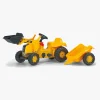 Udelegetøj|RollyToys Rolly Toys Gravemaskine med Anhænger Cat Gul