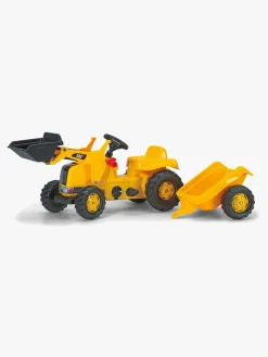 Udelegetøj|RollyToys Rolly Toys Gravemaskine med Anhænger Cat Gul