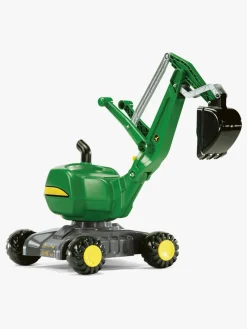 Udelegetøj|RollyToys Rolly Toys John Deere Gravemaskine, Grøn Grøn