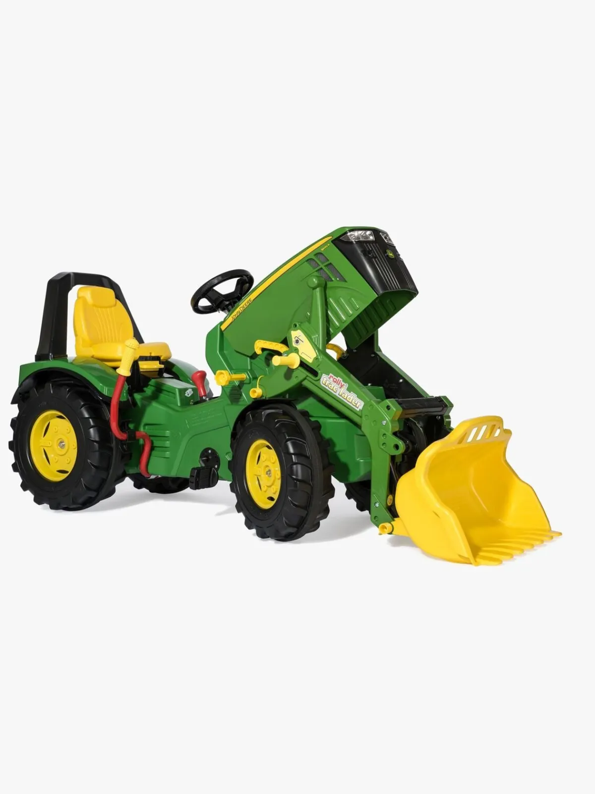 Pedal- & Gåbiler|RollyToys Rolly Toys X-Trac Premium John Deere 8400R Pedaltraktor, Grøn