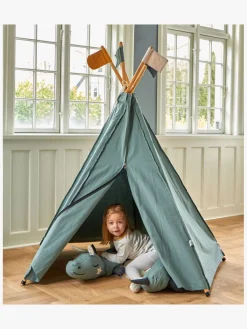 Børn Roommate Interiør-Hippie Tipi Legetelt, Sea Grey